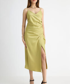 Effortless Charm Satin Slip Dress